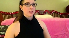 Brunette Solo Webcam Masturbation