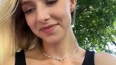 Amateur blonde teen casi james outdoor hardcore pounding