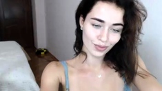 Brunette Solo Webcam Masturbation