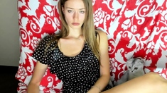 Brunette Solo Webcam Masturbation