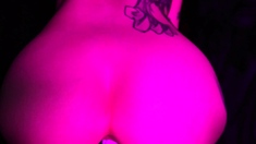 Amateur close up ass toying