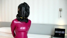 Amateur fetish BDSM action with redhead