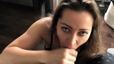POV Handjob Blowjob cumshot compilation