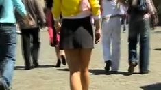 Amateur skater girl outdoor in public fucking for money