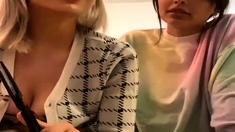 Amateur Teen Lesbian Coeds Kissing