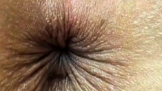 Winking Butthole Close-Up on Webcam