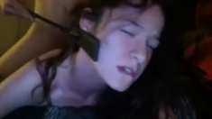 Amateur Webcam Girl Takes a Hard Pounding