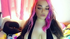 Great Big Boobs On Masturbating Redhead