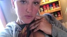 Leann amateur beautiful brunette with big boobs