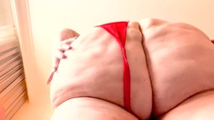 Amateur striptease and Solo masturbation