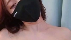 Solo pussy toying redhead sexy close up masturbation action