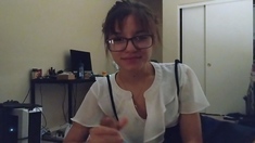 Czech amateur blowjob and fucking POV in public