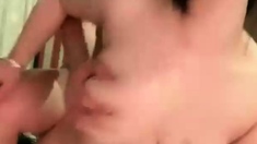 Amateur Asian does doggystyle with boyfriend