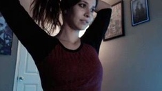 Teen Cute Italian Brunette Solo At