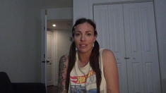 Brunette Solo Webcam Masturbation
