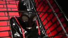 gentle fetish anal actions with latex and bdsm