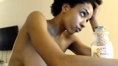 Amateur Ebony Nela Masturbates And Screams