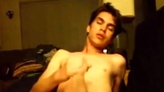 Twink's Cum Spraying Adventure