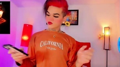 Amateur webcam girl masturbate big dildo