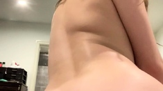 Cute blonde amateur webcam teen masturbating