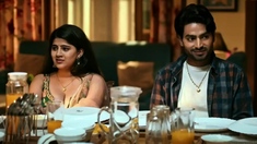 Tiny Indian MILF Naomi Shah swallows a stiff cock