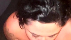 Josie Jaxxon - Hubby Watches Through Window and Gets Sloppy