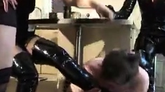 Ashtray Ballbusting Mistresses