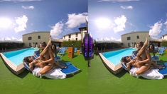 PURITYVR Three lesbian goddesses with Guilia, Benny, and