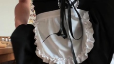 Busty brunette solo masturbation