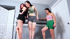 Bratty Foot Girls Indica Mia Nicole Triple Trampled To