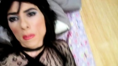 Big-Cock Crossdresser Selfie