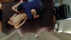 Small Tit Asian Toyed And Fingered