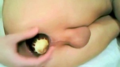 Twink Fucks Himself with a Giant Eggplant