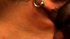 White Pussy With Black Creampie