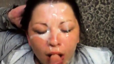 Huge Cumshot On Her Face