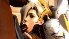 Sexy Mercy with Little Cunt Sucking a Big Cock