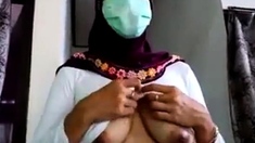 indonesian- jilbaber tudung hijab exhibitionist